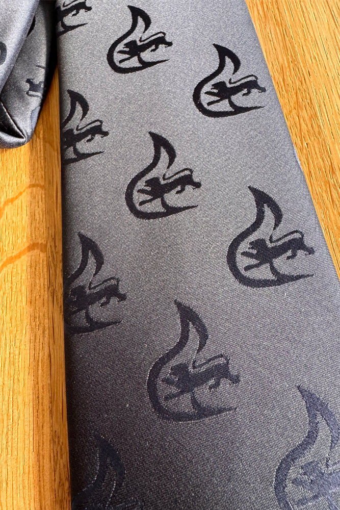 Feuerwehr Krawatte Baden-Württemberg Stauferlöwe mit Gummiband - ALB-FIREWEAR